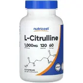 Nutricost , L-Citrullin, 1 000 mg, 120 Capslar (500 mg per Capslar)