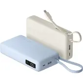 Xiaomi 67W Power Bank 20000 (Integrated Cable) - Transparent blue