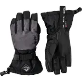 Hestra Gauntlet Czone Jr. - 5 Finger Graphite/Black