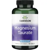 Swanson Health , Magnesium Taurat, 100 mg, 120 tabletter