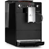 Melitta Series 600 F300-100 Latticia OT - Automatisk kaffekokare med mjölkskummare - svart