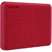 Toshiba Canvio Advance - Hårddisk - 2 TB - extern (portabel) - 2.5" - USB 3.2 Gen 1 - röd