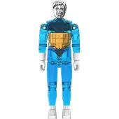 Super7 Reaction+ Micronauts Tidsresenär (Translucent Blue) - 4" Figur med Tillbehör