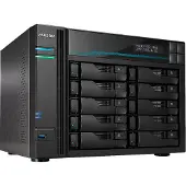 Asustor Lockerstor 10 AS6510T - NAS-server - 10 fack - SATA 6Gb/s - RAID RAID 0, 1, 5, 6, 10, JBOD - RAM 8 GB - 2.5 Gigabit Ethernet / 10 Gigabit Ethernet - iSCSI support