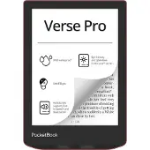 Pocketbook Verse PRO - eBook-läsare - Linux 3.10.65 - 16 GB - 6 16 grå nivåer (4-bit) E Ink Carta (1072 x 1448) - pekskärm - Bluetooth, Wi-Fi - röd