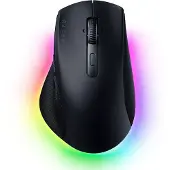Razer Pro Click - Mus - ergonomisk - högerhänt - optisk - 9 knappar - trådlös, kabelansluten - Bluetooth, 2.4 GHz, USB-C