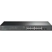 TP-LINK Omada SG2218P, hanterad, L2/L2+, Gigabit Ethernet (10/100/1000), Strömförsörjning via Ethernet (PoE) stöd, Rackmontering, 1U