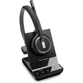 Epos IMPACT SDW 5036T On-ear headset Trådlös, Dect Mono Svart Brusreducering, Brusreducering för mikrofon Telefon