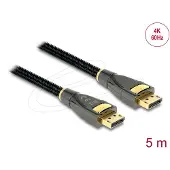DeLOCK DisplayPort Anslutningskabel DisplayPort-kontakt, DisplayPort-kontakt 5.00 m Antracit 82773 DisplayPort-kabel