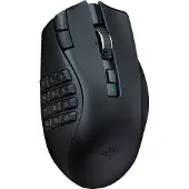 Razer Naga V2 HyperSpeed Ergonomisk gamingmus Bluetooth, Trådlös Optisk Svart 21 Knappar 30000 dpi Ergonomisk