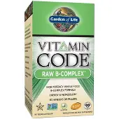 Garden of life , Vitamin Code, RAW B-Complex, 60 Vegan Kapslar