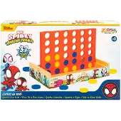 Woomax Förundran Fyra I Rad Spidey Brädspel I Trä Spansk Version