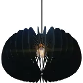 Nordlux Taklampa , Hazo, dimbara, Svart, Vardagsrum, Trä, Skandinavisk