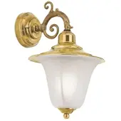 Orion Vägglampa utomhus Yard, dimbar, Mässing / guld, Mässing, Antik