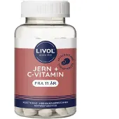 Livol Jern tyggetablet 140 pcs