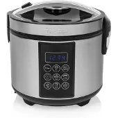 Tristar RK-6132 Multikokare Svart, Rostfritt stål Non-stick-beläggning, LCD-display, med mätglas, Riskokarfunktion, Timerfunktion, Överhettningsskydd