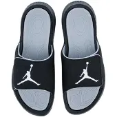 Jordan Air Hydro 6 Retro Slide Svarta Herrsandaler Vit-Varggrå 881473-011 44