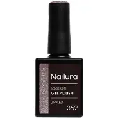 Nailura Gel Polish 10 ml - 352 Silvere Taupe Glitter
