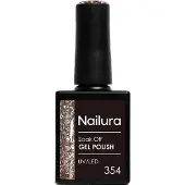Nailura Gel Polish 10 ml - 354 Pewter Silver Shimmer