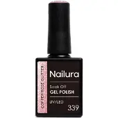Nailura Gel Polish 10 ml - 339 Copper Rose Glitter