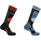 Salomon S/Access, Skidstrumpor, 2-Pack, Junior, Svart