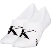 Calvin Klein 2 Pack Soft Cotton Invisible Socks