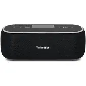 Technisat Bordsradio DIGITRADIO BT 1 DAB+, FM Högtalartelefon, inkl. mikrofon, Väckningsfunktion, uppladdningsbart Svart