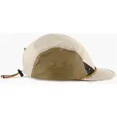 Klättermusen - Vandringskläder - Runa Five Panel Cap Putty Grey - Olive för Unisex - Beige