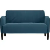 vidaXL Loveseat soffa blå 109 cm sammet