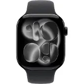 Apple - Band för smart klocka - 46mm - M/L (passar handleder på 160 - 210 mm) - svart - för Watch Hermès Series 9, SE 3, Series 10, Series 11, Series 8, Series 9, Ultra 2, Ultra 3