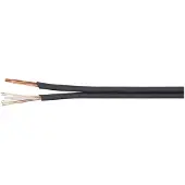 Bkl Electronic 1106001/25 Audiokabel 2 x 0.14 mm² Svart 25 m