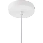 LINDBY Hänglampa Tivra , dimbar, Vitt / opal, Vardagsrum / matsal, Metall, Design, Pendellampa