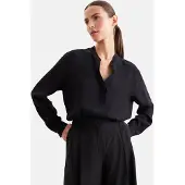 Seidensticker Blus 'The Connecting Neutrals' svart