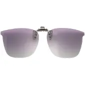 INF Polariserade Clip-on Solglasögon – UV400 Körglasögon för Glasögonbärare Pink+grey