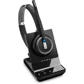 Epos IMPACT SDW 5065 EU/UK/AUS Trådlöst DECT-kontorsheadset binauralt med basstation för telefon, mobil och Skype for Business