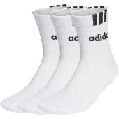 Adidas Sportsockor '3-Stripes Linear' svart / vit