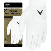 Callaway Golf Tour Authentic Handske (Standard, Medium/Large, Vit, Vänster Hand)