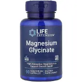 Life Extension , Magnesium Glycinate, 90 Vegetariska Kapslar (105 mg per Kapsel)