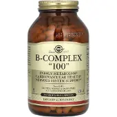 Solgar , B-Komplex "100", 250 Vegetabiliska Kapslar