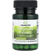 Swanson Health , Magnolia Extrakt, 200 mg, 30 Växtkapslar