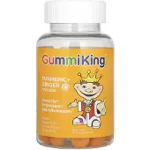 GummiKing , Turmeric + Ginger För Barn, Mango, 60 Gummies