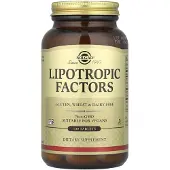 Solgar , Lipotropiska Faktorer, 100 Tabletter