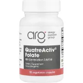 Allergy Research Group , QuatreActiv Folsyra, 4:e Generation 5-MTHF, 90 Vegetariska Kapslar