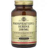 Solgar , Fosfatidylserin, 200 mg, 60 mjuka kapslar