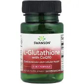 Swanson Health , L-Glutatjon med CoQ10, 30 Veggie Kapslar