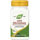 Nature'S Way , Natures Way, GTF Krom, 200 mcg, 100 Veganska Kapslar