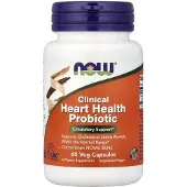 Now , Klinisk Hjärt Hälsa Probiotik, 60 Veg Capslar