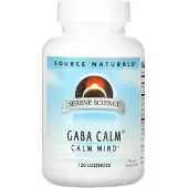 Source naturals , Serene Science, GABA Calm, 120 Lozenges