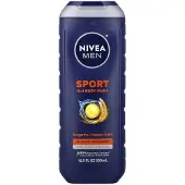 Nivea , Män, Sportkroppsvatten, Tangerin & Peppar, 16,9 fl oz (500 ml)
