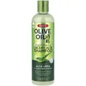 Ors , Olivolja, Djup rengörande Creme Aloe Shampoo, 12,5 fl oz (370 ml)